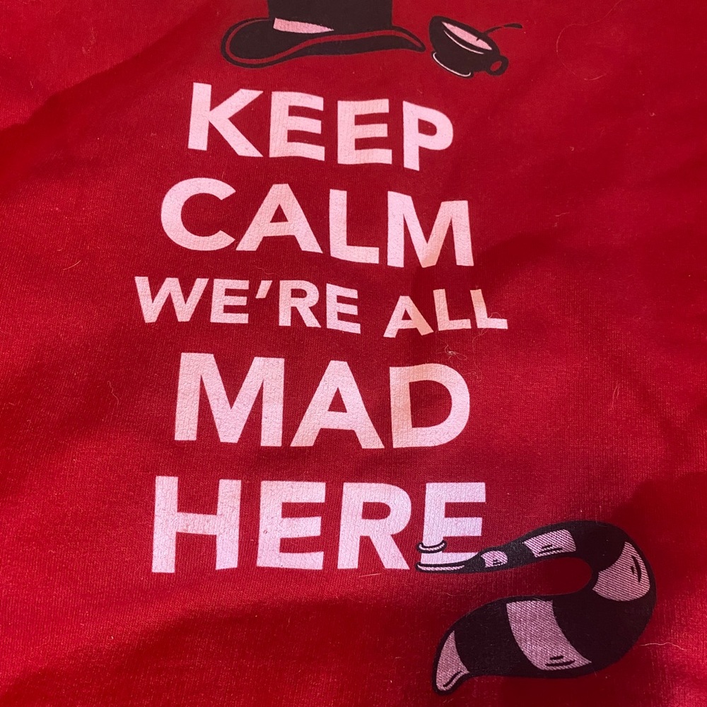 Gently worn Alice in Wonderland, Cheshire Cat hoodie